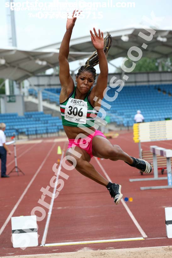 Senior womens long jump, Northern Senior and Under-20s Champs., Sports City, Manchester. Photo: David T. Hewitson/Sports for All Pics